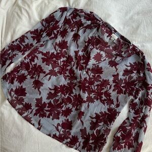 A New Day Sheer Floral Top